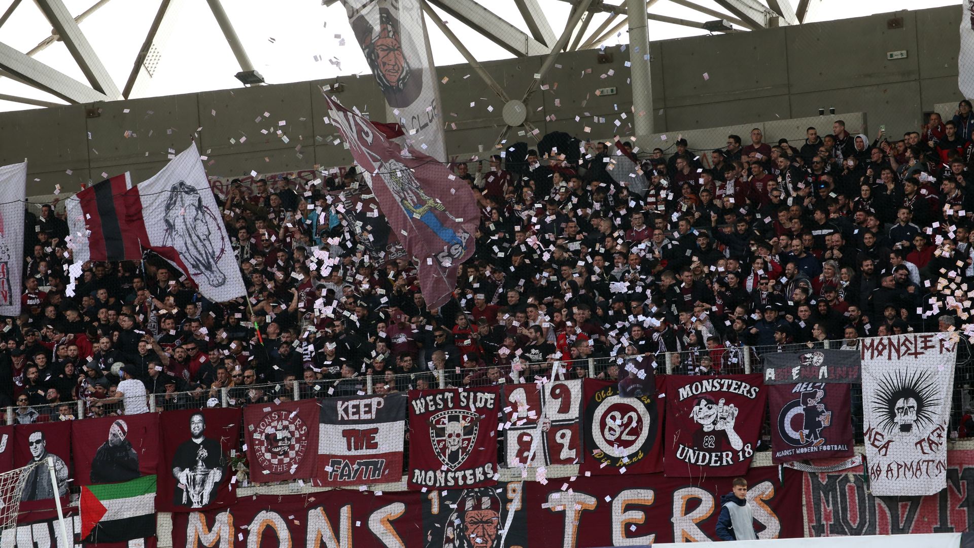 Μεγάλη στήριξη από το κόσμο της Λάρισας με 10.000 οπαδούς να δίνουν παρών για το ντέρμπι με το Λεβαδειακό