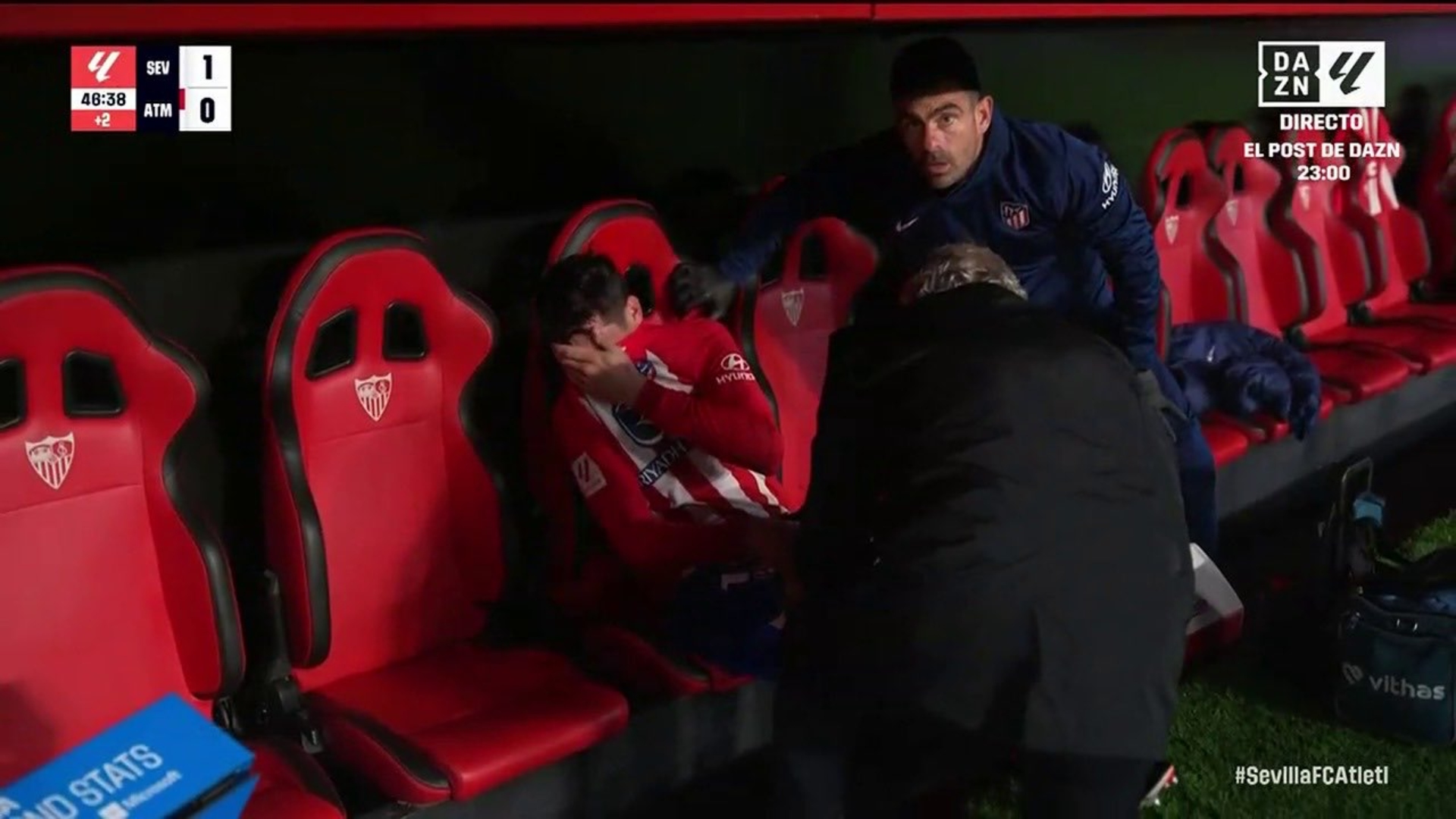 Τα κλάματα του Μοράτα μετά τον τραυματισμό του (vid)