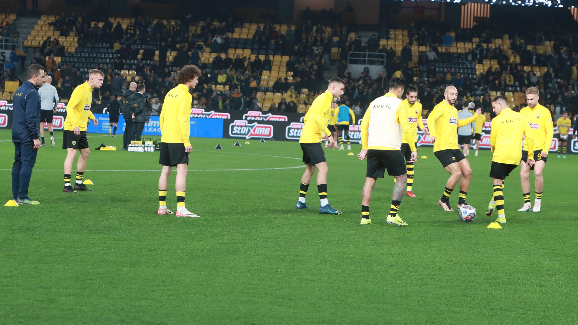 Προπονήθηκε στην «OPAP Arena» η ΑΕΚ