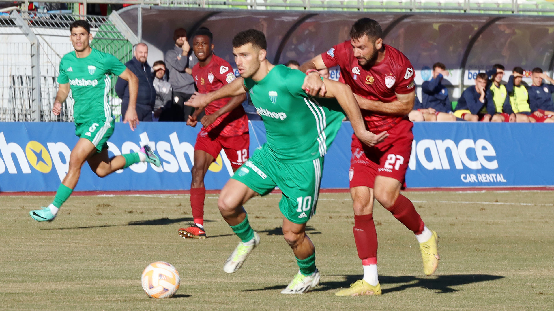 Φάση από αγώνα της ΑΕΛ με τον Λεβαδειακό