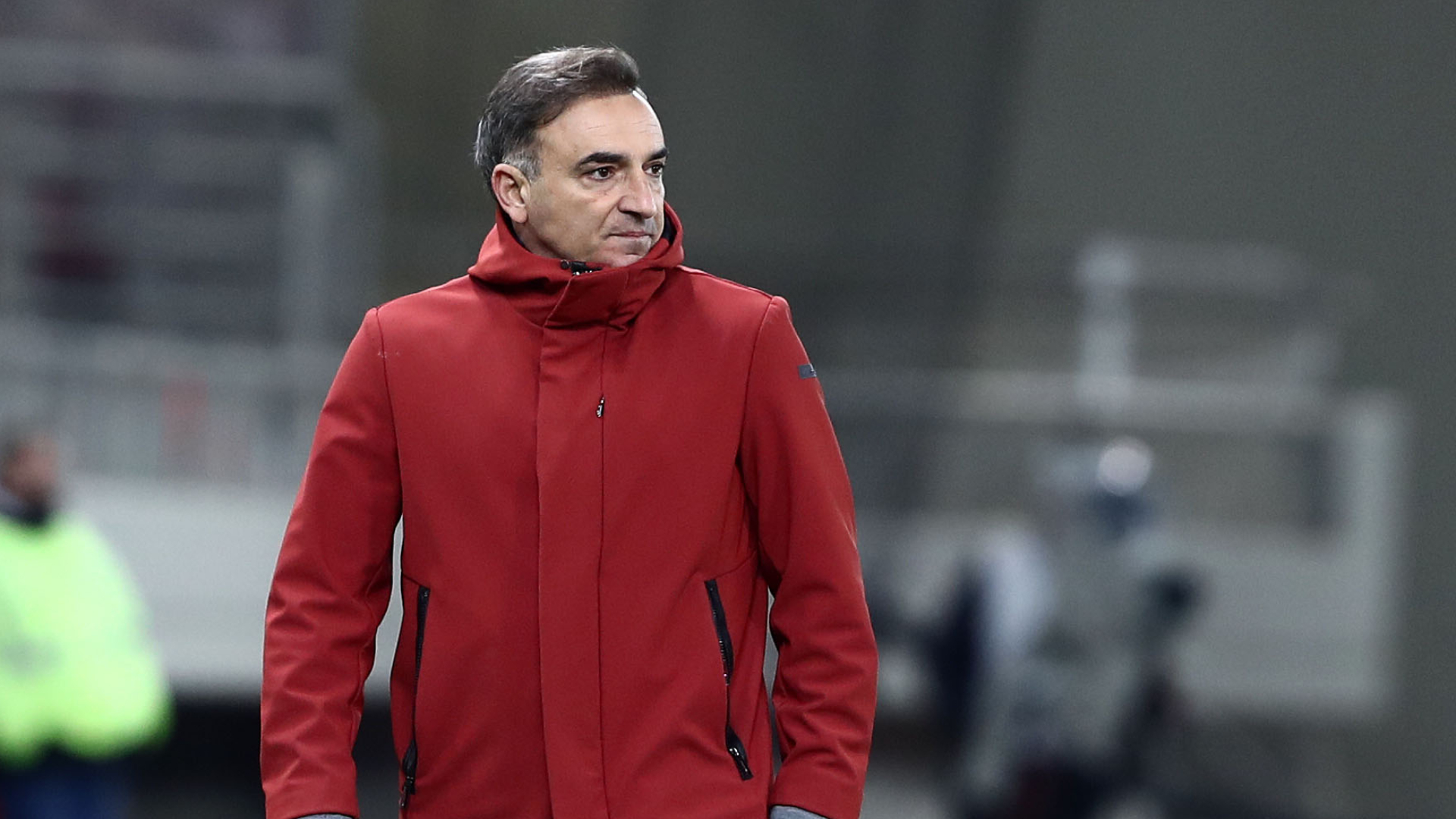 Ο προπονητής του Ολυμπιακού Κάρλος Καρβαλιάλ