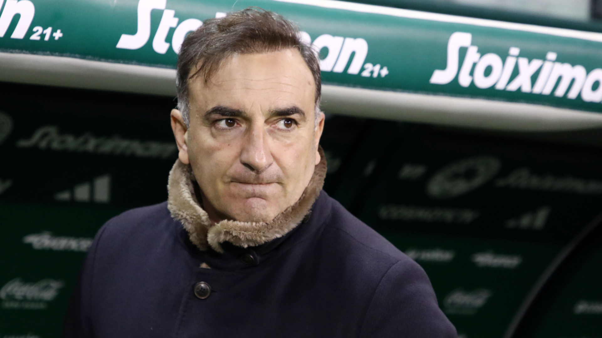 Ο προπονητής του Ολυμπιακού, Κάρλος Καρβαλιάλ