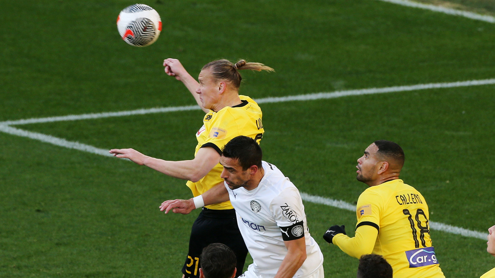 Ο Ντομαγκόι Βίντα στο παιχνίδι της ΑΕΚ με τον Ατρόμητο