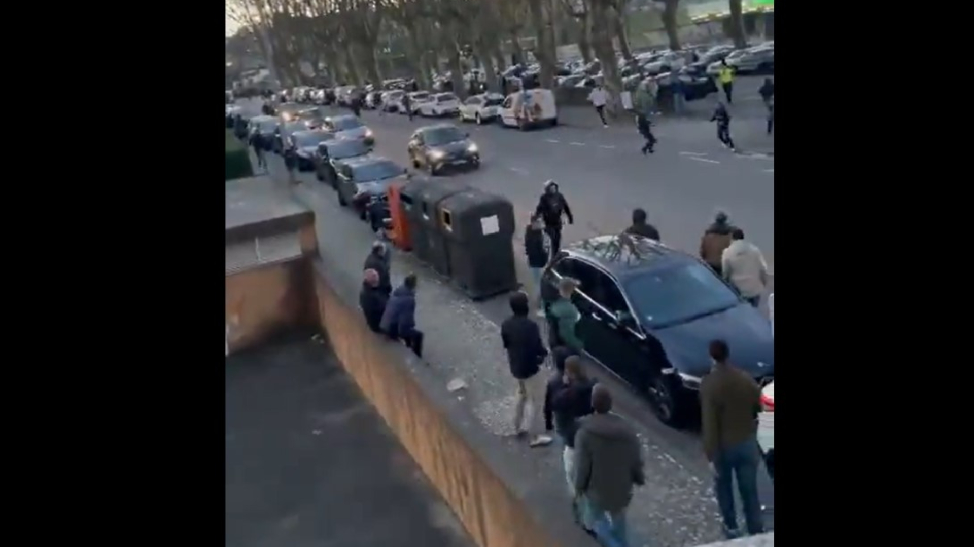 Επεισόδια πτιν τον αγώνα Φαμαλικάο - Σπόρτινγκ Λισαβόνας στην Πορτογαλία