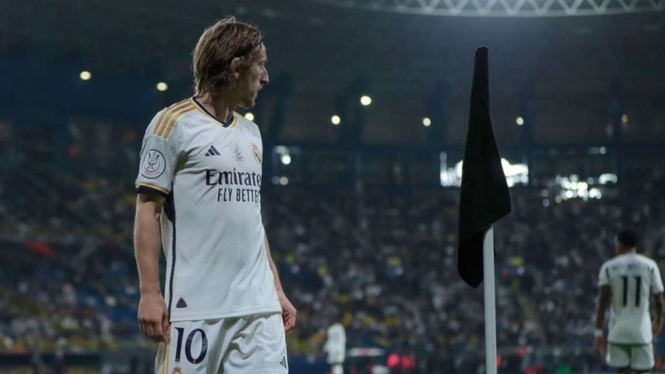 Ο Λούκα Μόντριτς με τη φανέλα της Ρεάλ Μαδρίτης