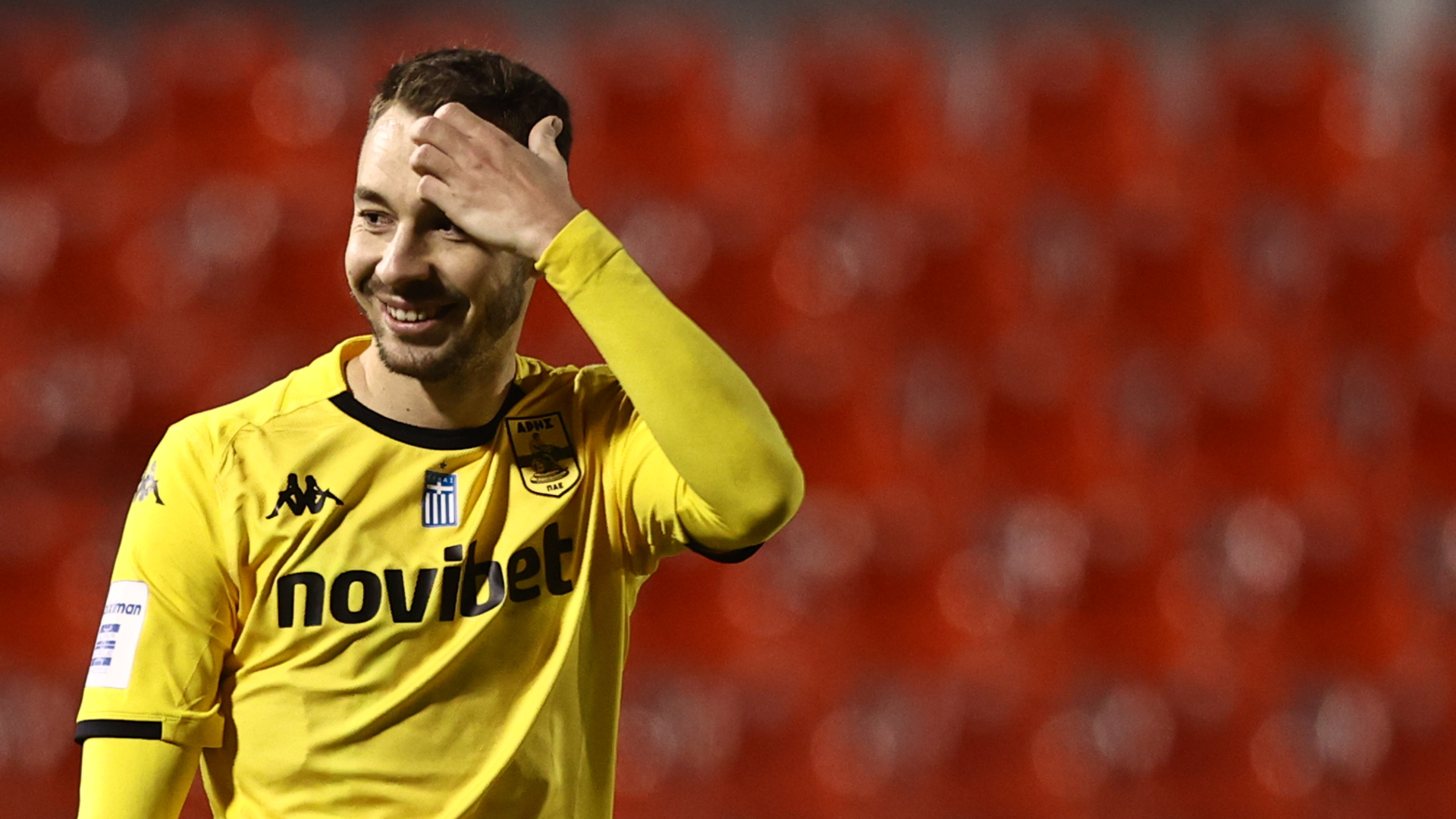 O Λορέν Μορόν με τη φανέλα του Άρη