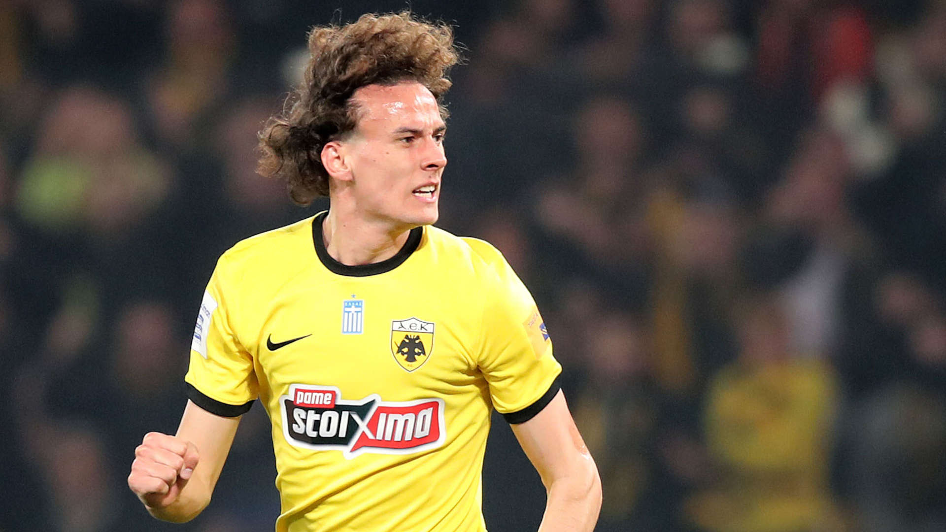 O Ρόμπερτ Λιούμπισιτς με τη φανέλα της ΑΕΚ