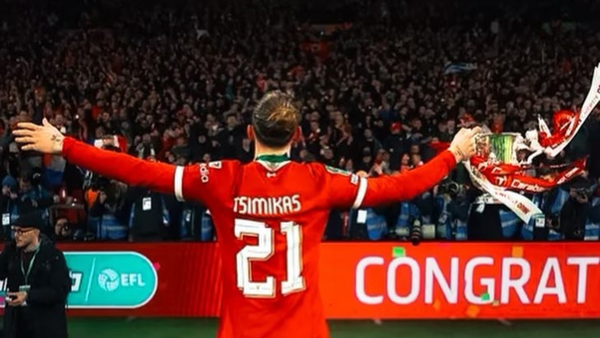 Το μήνυμα του Τσιμίκα μετά την κατάκτηση του League Cup (pic)