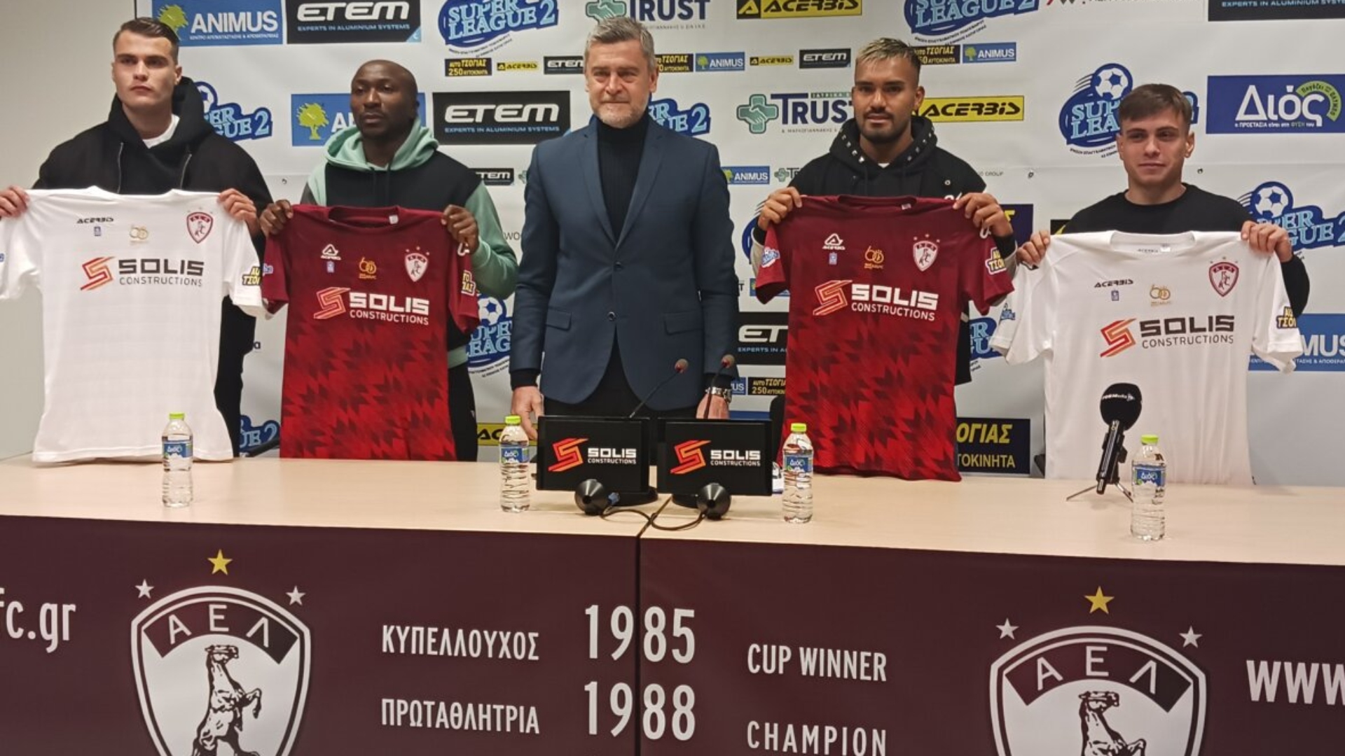 Παρουσίασε τα νέα αποκτήματα η Λάρισα – Στο ρόστερ ξανά και ο Τσουμάνης (pics+vid)