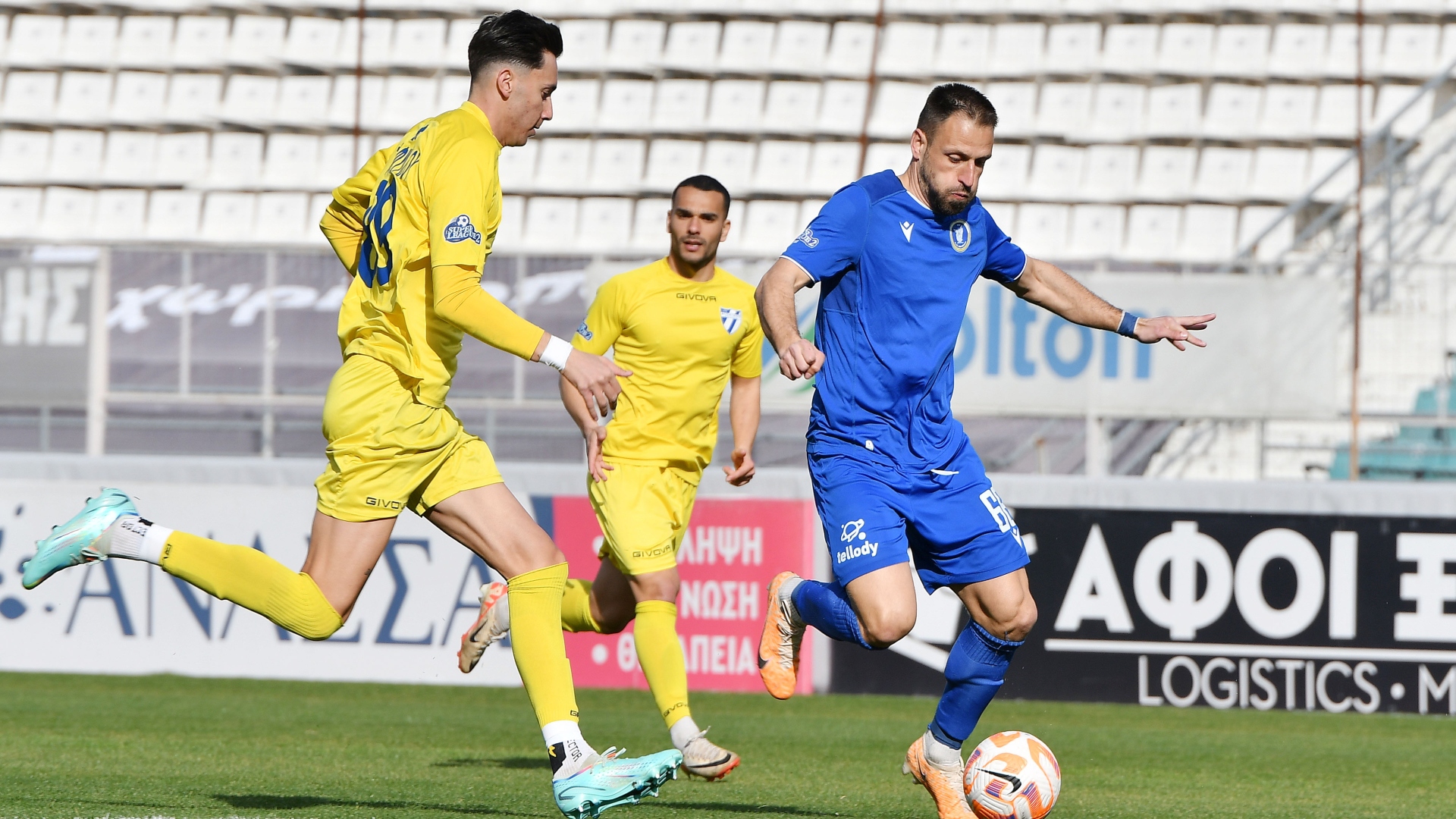 Νίκη Βόλου-Αιολικός 3-1: Αναρρίχηση στην τριάδα με θετική αντίδραση και τρίλεπτο ξέσπασμα