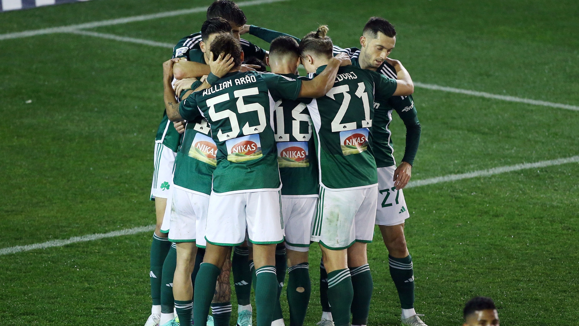 Ο Παναθηναϊκός έκανε επίδειξή ομοιογένειας στο τέρμα του Βραζιλιάνου