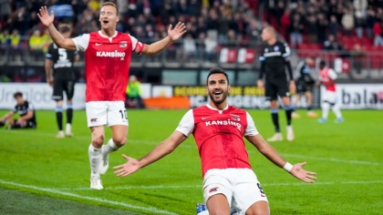 O έλληνας επιθετικός έφρασε τα 50 γκολ με τη φανέλα της ολλανδικής ομάδας