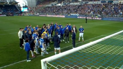 Σε έντονο ύφος μίλησε στους παίκτες της ομάδας του